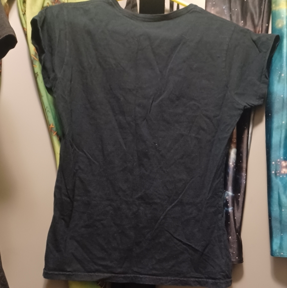 Represent EAST⚡️VAN - Women's Distressed Black T-Shirt - Small Med.⚡️ - Picture 2 of 5